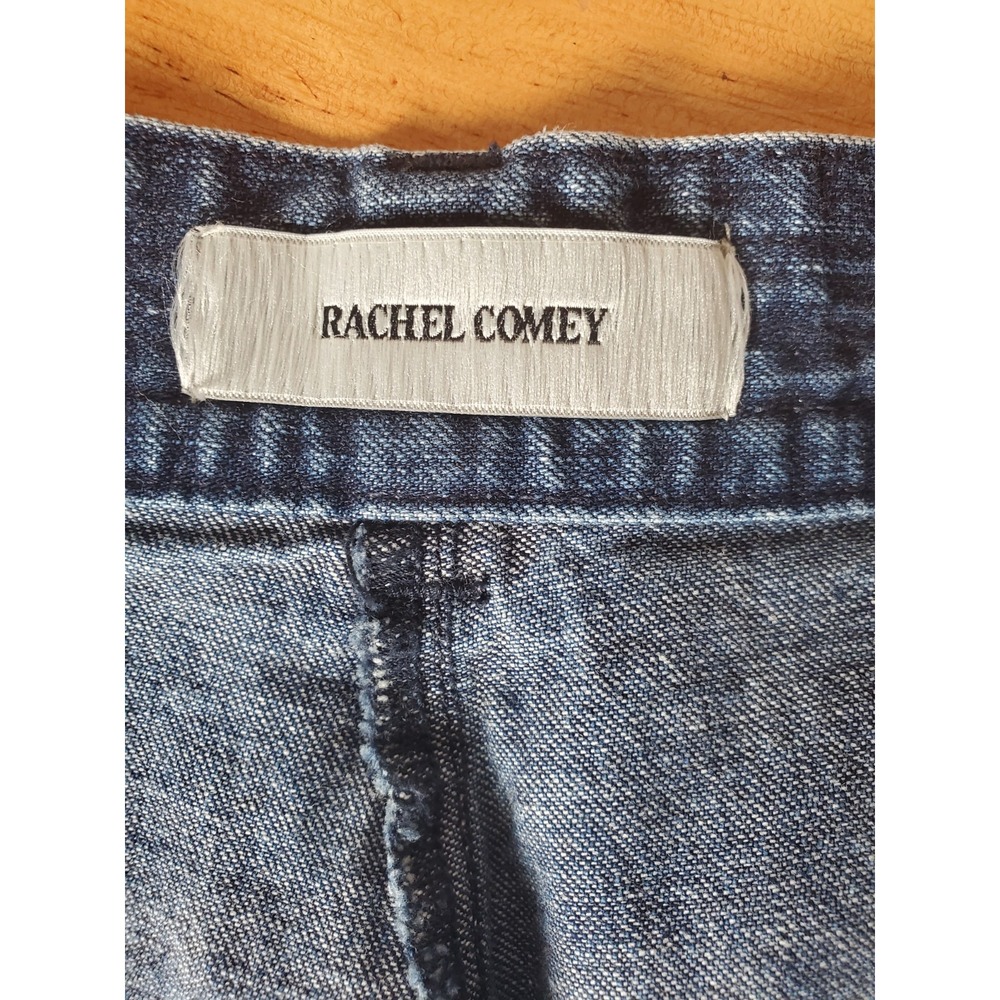 Rachel Comey Tie Dye Dip Wide Leg High Rise Frayed‎ Hem Boho Hippie Festival 6 - Picture 7 of 11